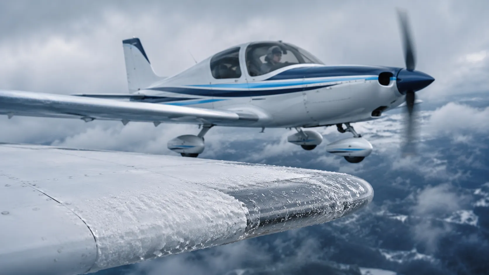 یخ زدگی هواپیما و تشکیل Rime Ice و Clear Ice روی بال