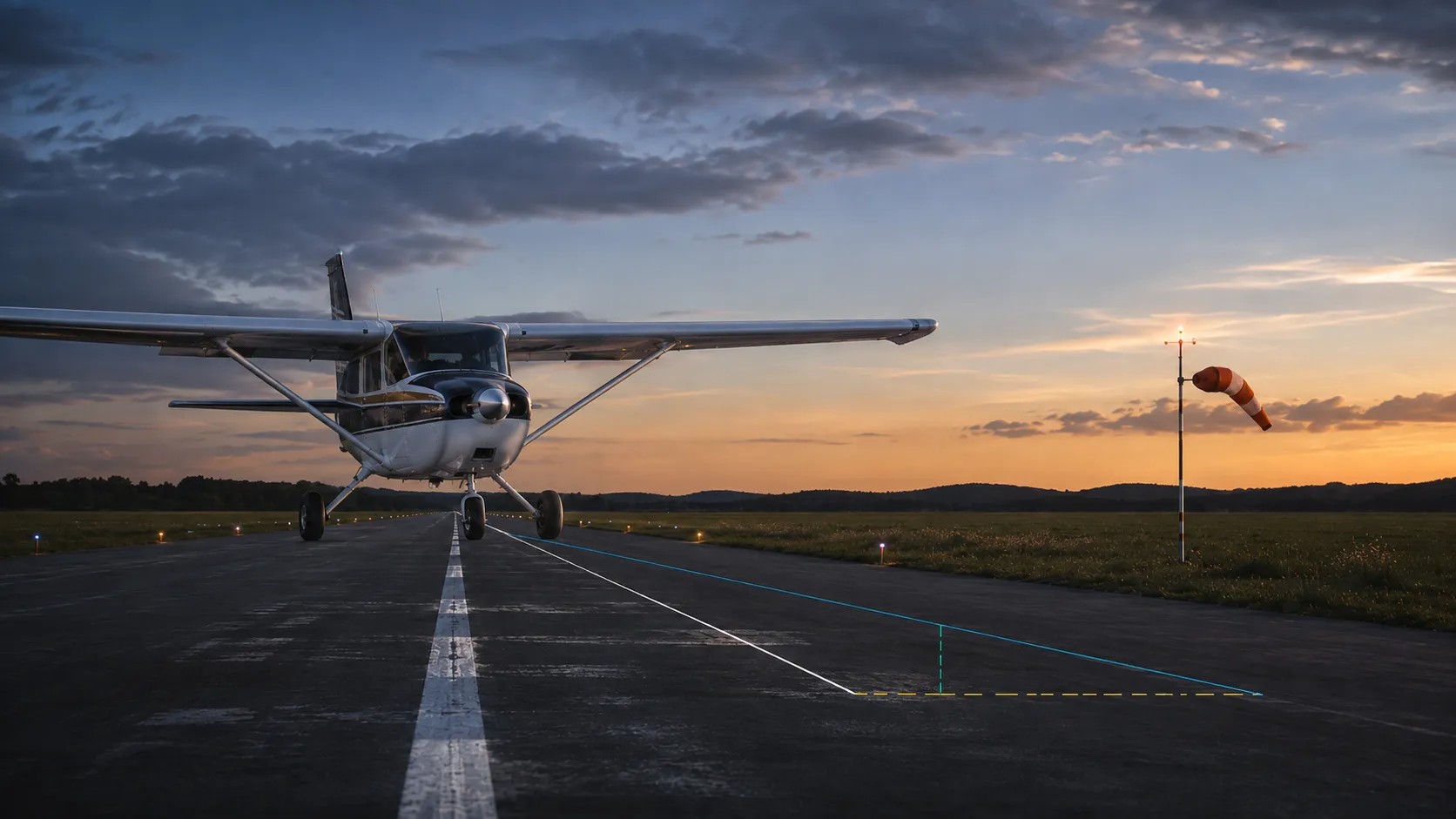 باد جانبی هواپیما و محاسبه Crosswind Component روی باند فرودگاه